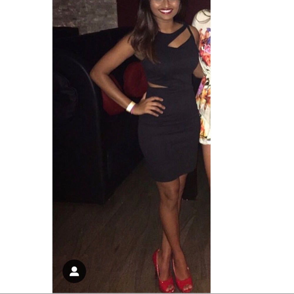 Topshop Black Dress